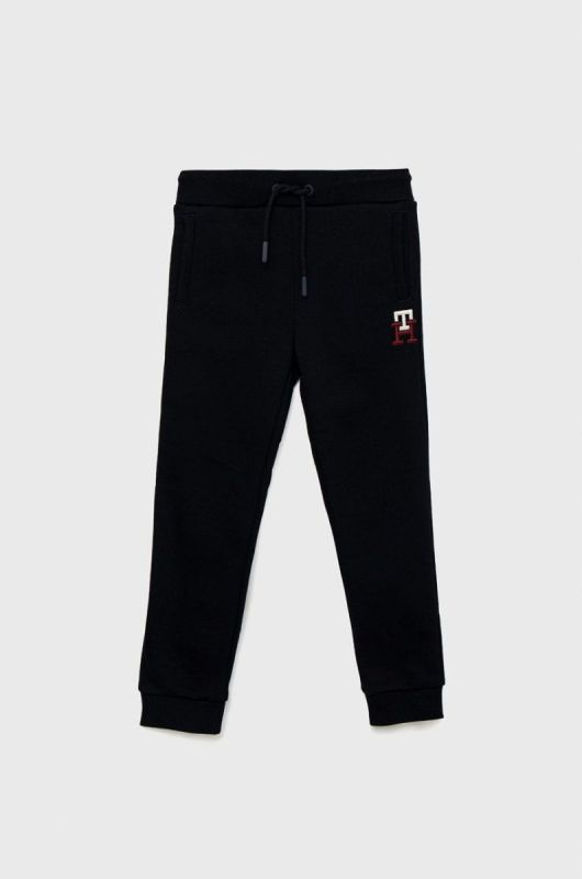 Дитячі спортивні штани Tommy Hilfiger колір синій однотонні (2724862)