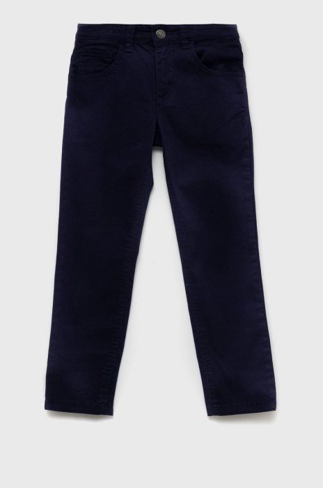 Дитячі штани United Colors of Benetton колір синій однотонні (2647678)