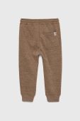 Дитячі спортивні штани United Colors of Benetton колір коричневий меланж (2873339)