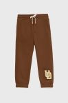 Дитячі спортивні штани United Colors of Benetton колір коричневий однотонні (2706781) Дитячі спортивні штани United Colors of Benetton колір коричневий однотонні (2706781)