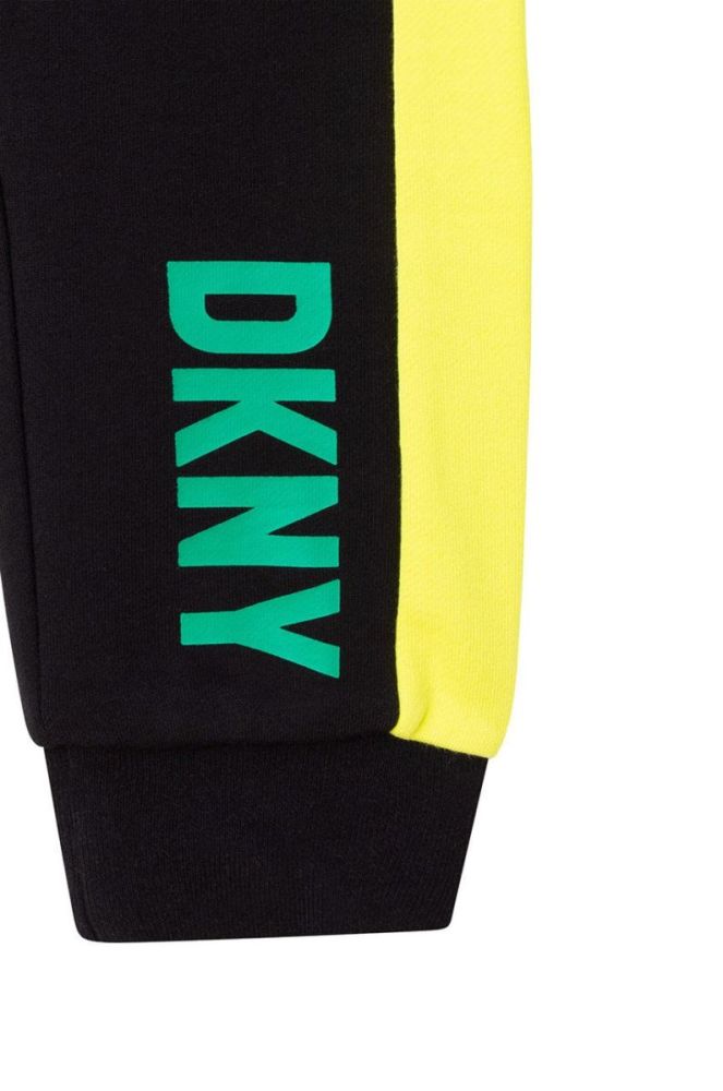 Спортивні штани Dkny колір чорний візерунок фото 4