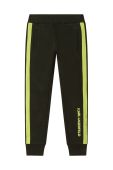 Дитячі спортивні штани Karl Lagerfeld колір зелений з принтом (2701438)