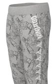 Дитячі бавовняні штани Lego Wear колір сірий візерунок