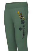 Дитячі бавовняні штани Lego Wear колір зелений з принтом (2580888)