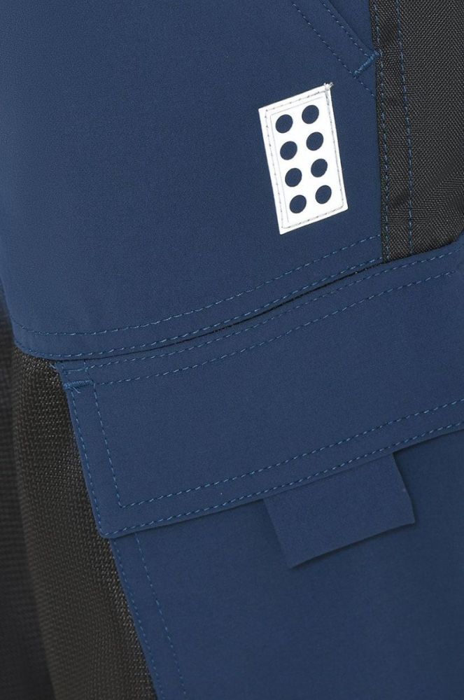 Дитячі штани Lego Wear колір синій візерунок фото 3