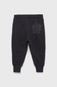 Дитячі спортивні штани Desigual колір чорний з аплікацією
