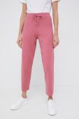 Штани Tommy Hilfiger жіночі колір рожевий однотонні (2545522)