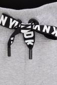 Спортивні штани Dkny жіночі колір сірий меланж