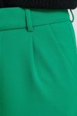 Штани JDY жіночі колір зелений широке висока посадка