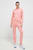 Спортивні штани Guess жіночі колір рожевий з принтом (2866721)