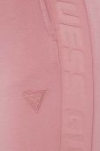 Спортивні штани Guess жіночі колір рожевий з аплікацією