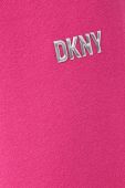 Спортивні штани Dkny жіночі колір рожевий однотонні (2681595)