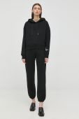 Бавовняні спортивні штани Patrizia Pepe жіночі колір чорний однотонні (2452683)