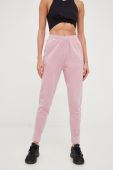 Спортивні штани Reebok Classic жіночі колір рожевий однотонні (2793523)
