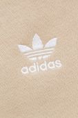 Спортивні штани adidas Originals жіночі колір бежевий однотонні HJ7865-MAGBEI
