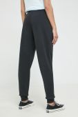 Спортивні штани adidas жіночі колір чорний з принтом (2476428)