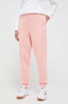 Штани Puma жіночі колір рожевий однотонні
