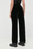 Штани Red Valentino жіночі колір чорний пряме висока посадка (2501881)
