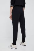 Бавовняні спортивні штани PS Paul Smith жіночі колір чорний однотонні