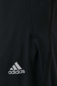 Штани для бігу adidas Performance Run For The Ocean Жіночі колір чорний однотонні