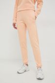 Спортивні штани Guess жіночі колір помаранчевий з аплікацією (2666186)