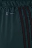 Штани для тренувань adidas Performance Trainicons жіночі колір зелений з аплікацією