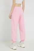 Спортивні штани adidas Originals жіночі колір рожевий однотонні