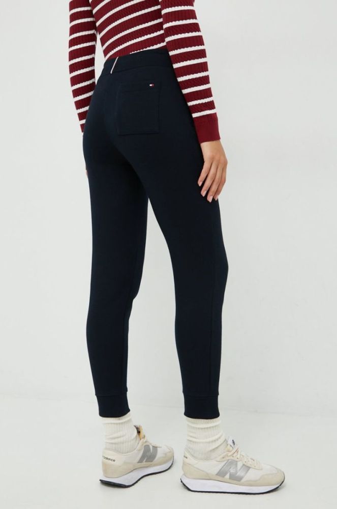 Спортивні штани Tommy Hilfiger жіночі колір синій однотонні (2593718) фото 3