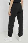 Спортивні штани Fila жіночі колір чорний з аплікацією