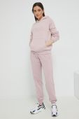 Спортивні штани Fila жіночі колір рожевий однотонні (2613856)