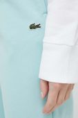 Спортивні штани Lacoste жіночі колір бірюзовий