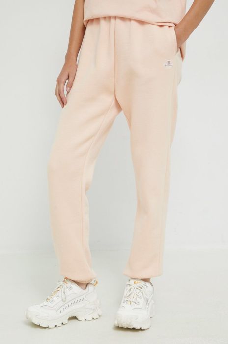 Спортивні штани Champion жіночі колір помаранчевий однотонні 115487-ASB