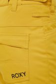 Roxy Штани Backyard колір жовтий Roxy Штани Backyard колір жовтий