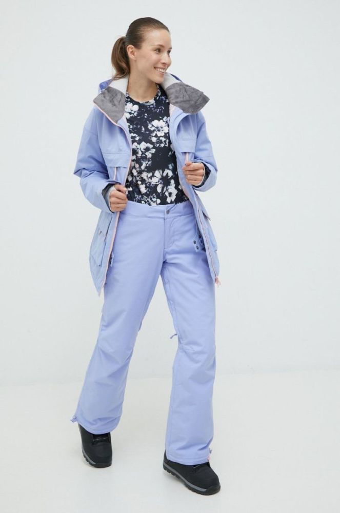 Roxy Штани для сноуборду x Chloe Kim колір фіолетовий (2753352) фото 2