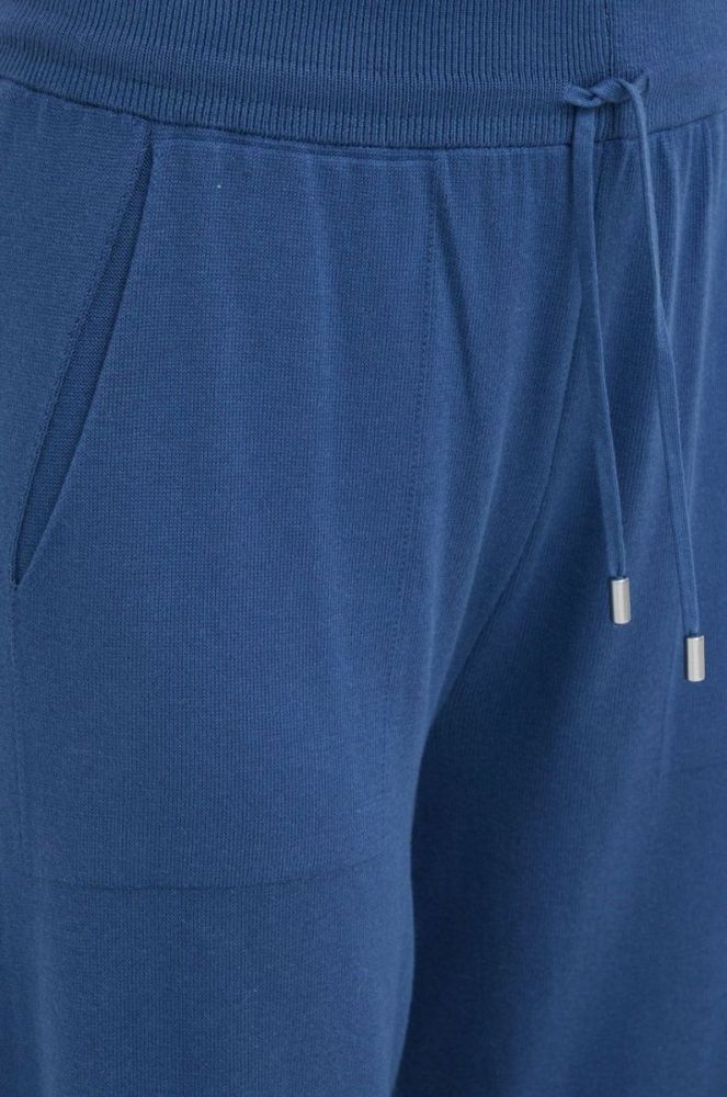 Спортивні штани United Colors of Benetton жіночі колір синій фото 4