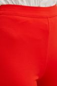 Штани United Colors of Benetton жіночі колір червоний пряме висока посадка (2755971)