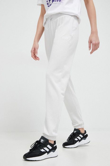 Спортивні штани Helly Hansen жіночі колір сірий однотонні