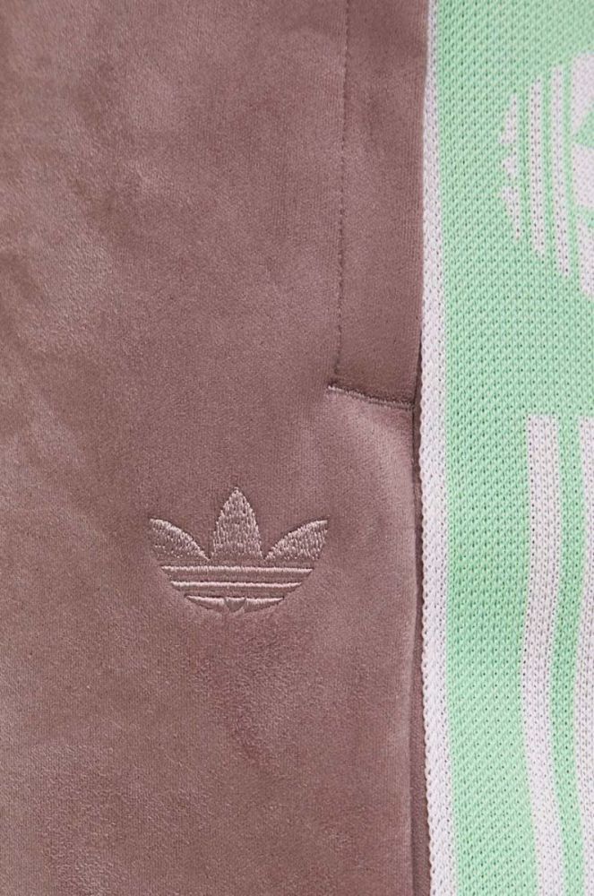 Спортивні штани adidas Originals жіночі колір фіолетовий з аплікацією фото 5