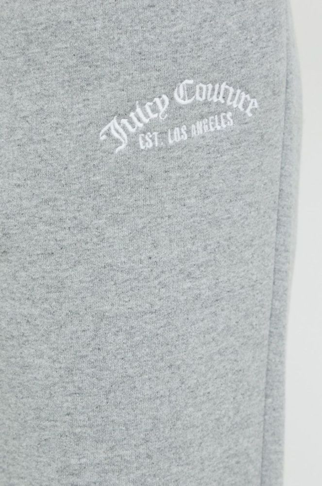 Спортивні штани Juicy Couture жіночі колір сірий меланж (2751574) фото 5