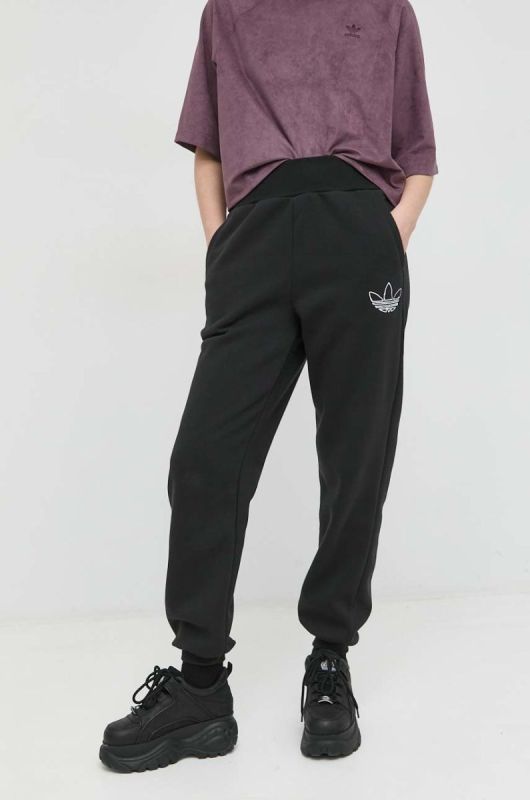 Спортивні штани adidas Originals жіночі колір чорний однотонні (2933067) фото 2
