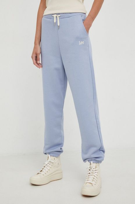 Спортивні штани Lee жіночі колір фіолетовий однотонні