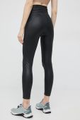 Легінси Lauren Ralph Lauren жіночі колір чорний однотонні