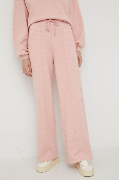 Спортивні штани American Vintage жіночі колір рожевий меланж