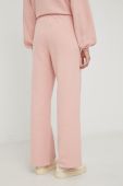 Спортивні штани American Vintage жіночі колір рожевий меланж