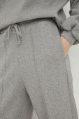 Спортивні штани American Vintage жіночі колір сірий меланж