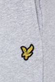Спортивні штани Lyle & Scott жіночі колір сірий однотонні