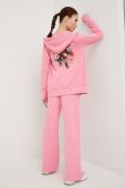 Спортивні штани Femi Stories Flare жіночі колір рожевий з аплікацією