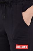 Спортивні штани LaBellaMafia жіночі колір чорний однотонні