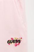 Дитячі спортивні штани Guess колір рожевий однотонні (2420961)