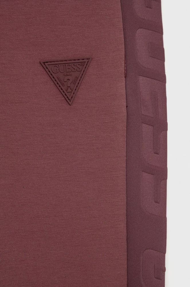 Дитячі спортивні штани Guess колір рожевий однотонні (2496790) фото 3